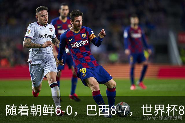 随着朝鲜6-0，巴西8-7，世界杯8强诞生4席，中国女足取胜=创历史